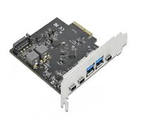 DELOCK 89074 - PCIe x4 > 3 x USB 3.1 C externe, 2 x USB 3.1 A.