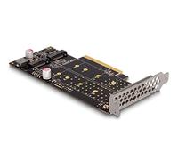 Delock Carte PCI Express x8 vers 2 clés NVMe M.2 internes - Bifurcation