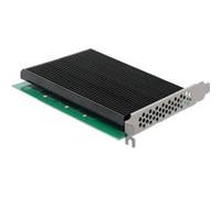DeLOCK "Carte PCIe 5.0 x16 > 4x M.2 NVMe internes + dissipateur thermique, Carte d''interface"