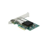 DeLOCK Carte PCIe x4 vers 2 Ports SFP Gigabit LAN, 1Gbps, Support Windows, avec Crochets d'élévation et Drivers Inclus - Réf. 90480