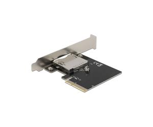DeLOCK Carte PCIe x4 vers CFexpress Externe - Référence 91755 - PCIe 3.0 - Compatible Windows & Linux - Voyants Indicateurs - Usage PC