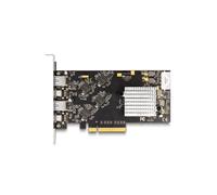 DeLOCK Cartes PCI Express x8 avec 2 x USB 20 Gbps USB Type-C femelle et 2 x USB 10 Gbps Type-A femelle - Quad Channel