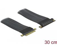 Delock Carte Riser PCI Express x8 vers x8 avec câble flexible 30 cm (85766)