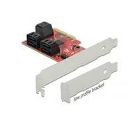 DeLOCK Carte SATA PCIe Express x4 à 6 ports - Profil bas, Contrôleur
