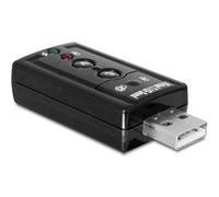 DeLock Carte son 63926 - 7.1 canaux, 24 bit, USB - Noir