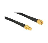 Delock CFD200 - Rallonge de câble d'antenne - RP-SMA (F) pour RP-SMA (M) - 1 m - CFD-200 - noir
