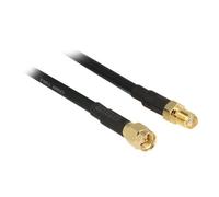 Delock CFD200 - Rallonge de câble d'antenne - SMA (F) pour SMA (M) - 15 m - CFD-200 - noir