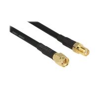 Delock CFD200 - Rallonge de câble d'antenne - SMA (F) pour SMA (M) - 7.5 m - CFD-200 - noir