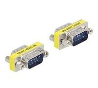 DeLOCK Adaptateur D-Sub (DB9) mâle-mâle (écrous) 2 pièces