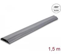 Delock Chemin de câbles flexible, 1,5 m x 70 mm Gris (1.50 cm), Gaine + protection pour câbles, Gris