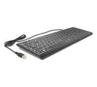 DELOCK clavier USB câblé 1,5 m noir avec XXL Bstb