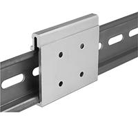 DeLock Clip de Montage en Aluminium pour Rail Chapeau.