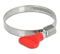 Delock Collier de serrage - convient pour tuyau 40 - 60 mm - rouge (pack de 5)