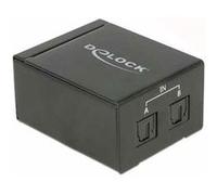 DeLOCK 18767 commutateur audio Noir