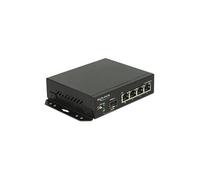 Delock - Commutateur - 4 x 10/100/1000 + 1 x SFP - de bureau