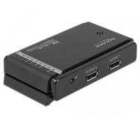 DeLOCK Commutateur DisplayPort 1.4 2 x 2 entrée DisplayPort en 1 x 2 sorties DisplayPort 8K