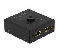 DELOCK Commutateur HDMI 2 - 1 bidirectionnel 4K 60 Hz compact