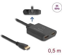 DELOCK Commutateur HDMI 2 x HDMI in vers 1 x HDMI out 8K 60 Hz