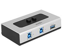 DeLock Commutateur USB 3.0 2 ports manuel bidirectionnel - Commutateur USB pour le partage de périphériques...
