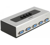 Delock Commutateur VGA 4 ports manuel bidirectionnel