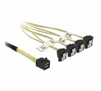 - Câble SATA / SAS - SAS 6Gbit/s - Disque dur SAS Mini 4x (SFF-8643) (P) pour SATA (R) incliné - 50 cm