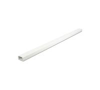 DeLOCK Conduite de Câble PVC 26x13mm Longueur 1m Blanc Fixation Adhésive - Réf. 20721 - Gaine de protection et gestion de câbles