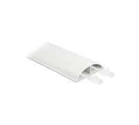 DeLOCK Conduite de Câble PVC Blanc 89x21mm Longueur 1m Fixation Adhésive pour Câbles Antenne, HDMI, Audio et Alimentation - Réf. 20707