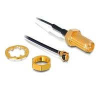 DeLOCK Connecteur HF-RP-SMA pour le montage, Adaptateur