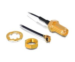 DeLOCK Connecteur HF-RP-SMA pour le montage, Adaptateur