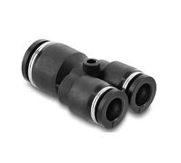 Delock Connecteur pneumatique 2 x 8 mm vers 1 x 10 mm avec trou de fixation Y-For