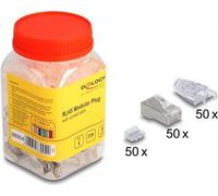 Delock - Connecteur réseau - RJ-45 (M) - FTP - CAT 6 (pack de 50)