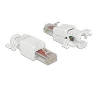 DeLock Connecteur réseau RJ45 Cat 6 UTP Toolfree (x2)