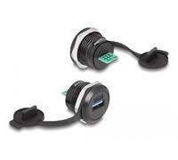 DeLOCK Connecteur USB 3.2 Gen 1 Type-A vers PCB intégré avec Couvercle de Protection Contre la poussière Marque