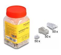 Delock - Connexion réseau - RJ-45 (M) - FTP - CAT 6 (Lot de 50)