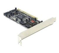 Delock Controller SATA, 4 port with Raid - Contrôleur de stockage (RAID) - 4 Canal - SATA 1.5Gb/s - RAID 0, 1, 0+1 - PCI G