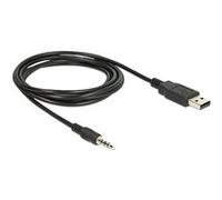 Delock Converter USB 2.0 > Serial-TTL 2.5 mm 3 pin stereo jack 1.8 m (3.3 V) - Adaptateur série - USB - série G