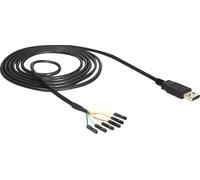 DeLock Converter USB2.0 > Serial-TTL 6 pin pin header connector individually 1,8 m (5 V)