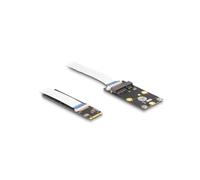 DeLOCK Convertisseur M.2 (B+M) Mâle vers Mini PCIe Half/Full Size avec câble flexible - Supporte modules WLAN, Bluetooth, GNSS, 4G/5G - PCIe 2.0