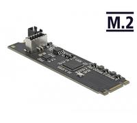 Delock Convertisseur M.2 Key B+M mâle vers 1 x interne USB 3.2 Gen 2 Key A 20 Pin femelle, Contrôleur mémoire