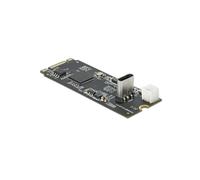 DeLOCK Convertisseur M.2 Key B+M vers USB Type-C Femelle - USB 3.2 Gen 2 (10 Gbps) - 1 Port USB-C - Compatible Windows, Linux - 22x60x11mm