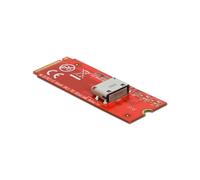 DeLOCK Convertisseur M.2 Key M vers SFF-8612 PCIe 4.0 NVMe 64 Gbps pour SSD - Compatible Windows/Linux - Réf. 64106