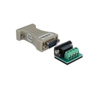 DeLOCK Convertisseur RS-232 DB9 vers RS-485 DB9, Protection ESD 15kV, Surintensité 600W, Température -25°C à 70°C, 33x63x17mm