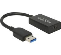 DELOCK Convertisseur USB 3.1 type A -> type C mâle/femelle noir