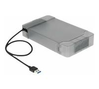 DELOCK Convertisseur USB Type-A vers SATA avec housse de protection 3.5