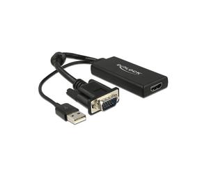 DeLock Convertisseur VGA vers HDMI