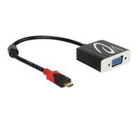 DeLOCK Adaptateur USB Type-C vers VGA 62994 – câble 0,2 m – Noir