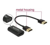 Delock - Convertisseur vidéo - HDMI - VGA - Pour la vente au détail