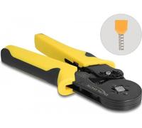 Delock - Crimpwerkzeug - for crimping wire end ferrules self-adjusting - square - Schwarz, Gelb (90558)