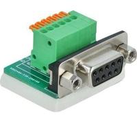 DELOCK D-Sub 9 Bu > Terminalblock mit Drucktaster vertikal