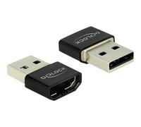 Delock de téléphone portable Adaptateur [1x HDMI femelle - 1x USB 2.0 type A
